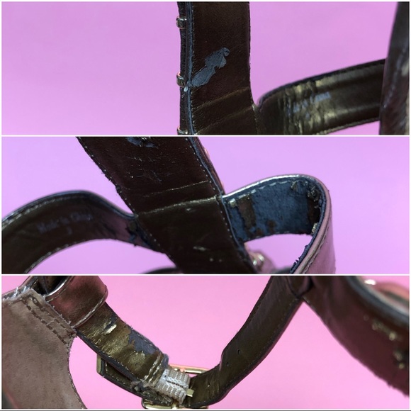 DV Dolce Vita Thadie Gold sandal cork wedge 9 - Picture 7 of 8